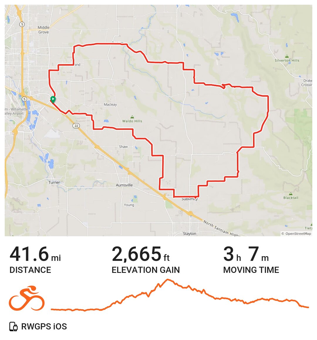 07/20/20 A bike ride in Salem, OR