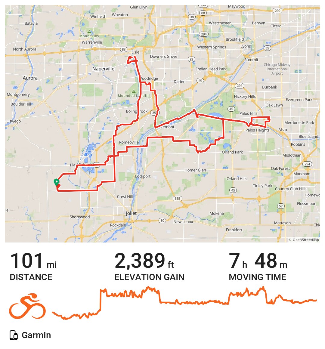 07/03/15 A bike ride in Joliet, IL