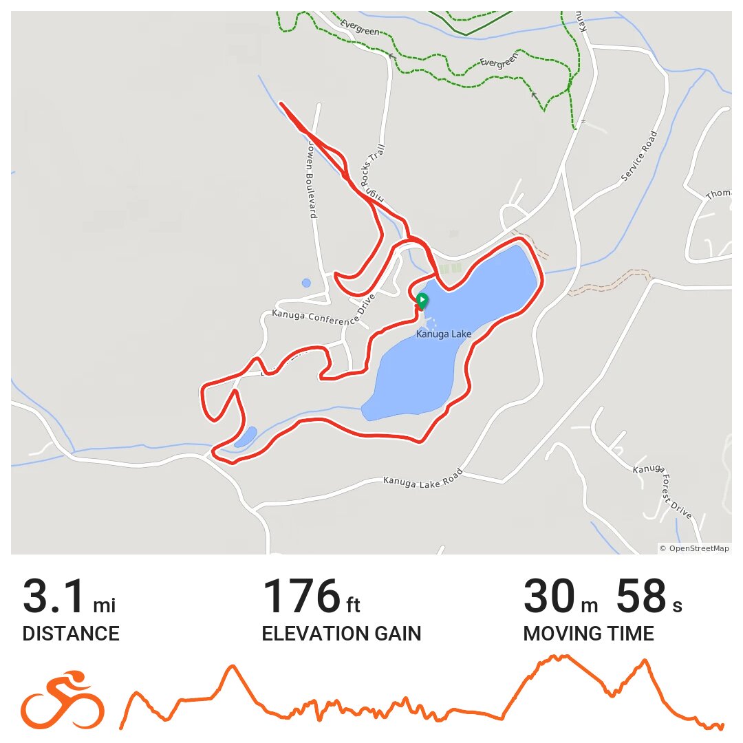 Trick or Trail 5k (at Kanuga) Official Course · Ride with GPS