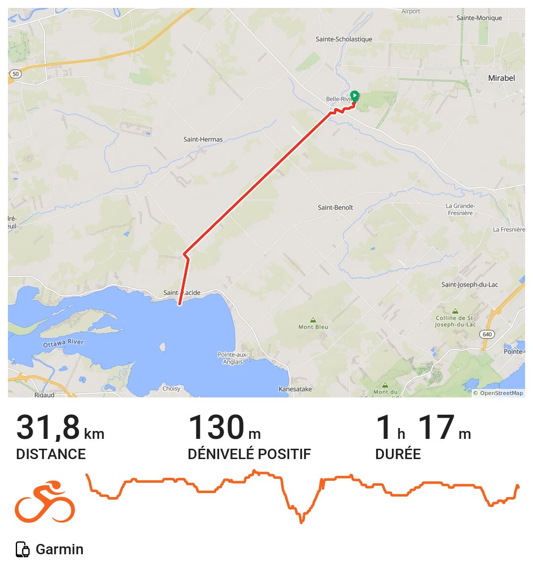 04/07/15 Eine Radtour in SaintJérôme, Québec