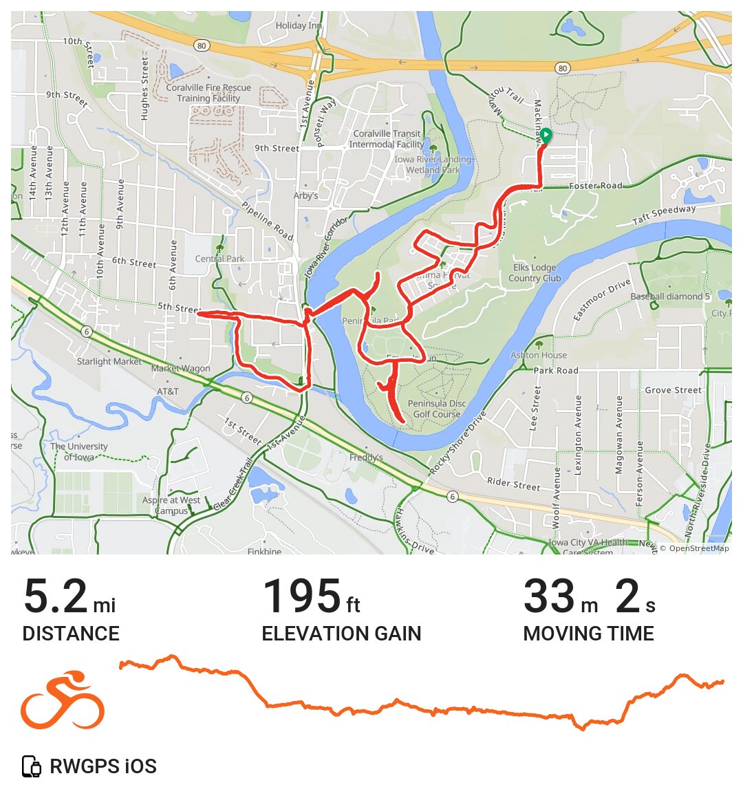 10/22/20 A bike ride in Iowa City, IA