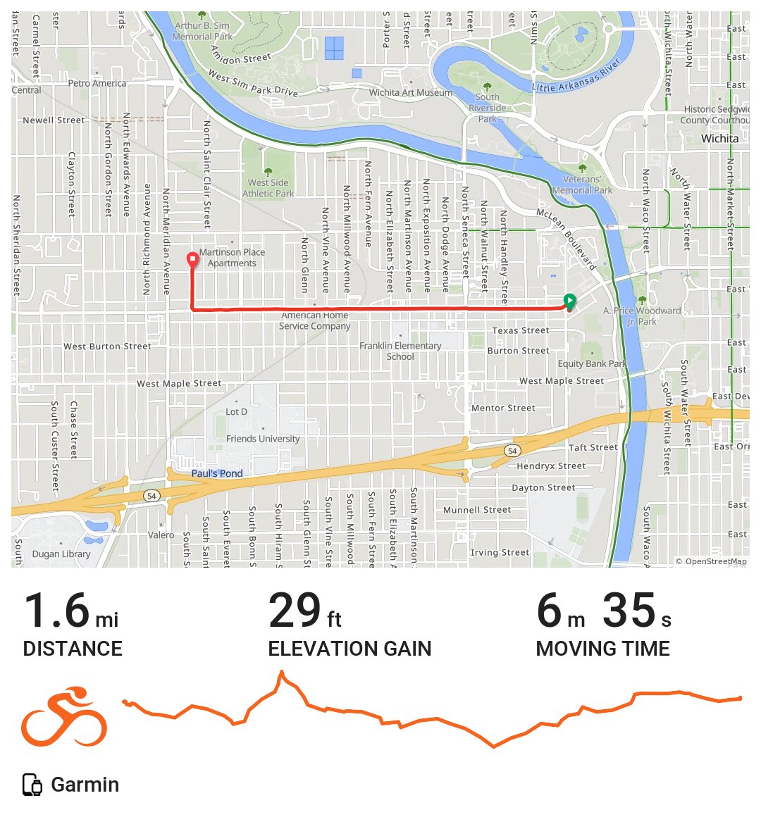 07/29/15 A bike ride in Wichita, KS