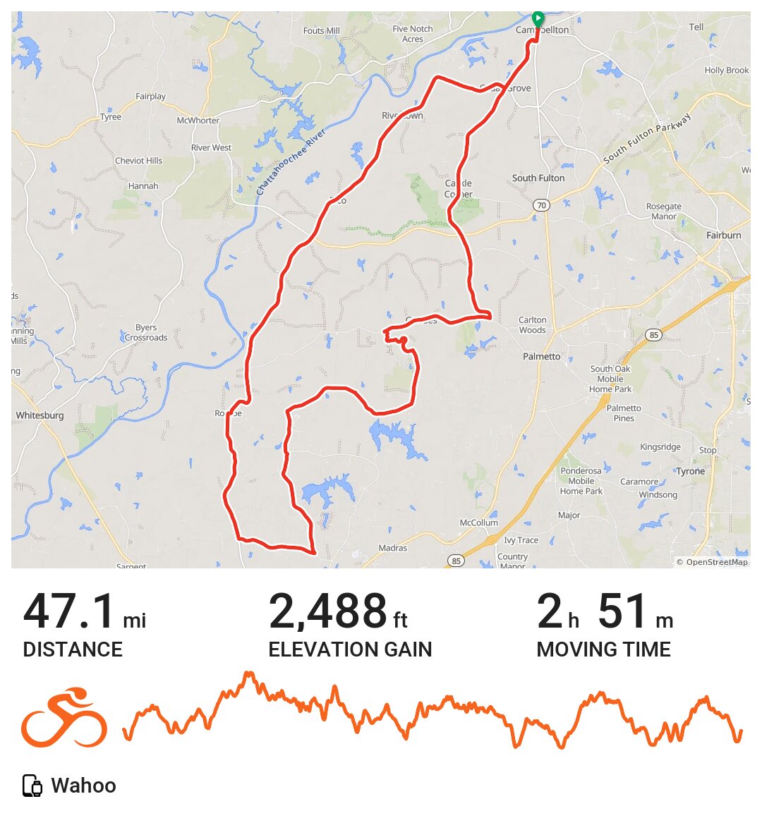 Silk Sheets Serenbe 47 mile Loop A bike ride in Campbellton, GA