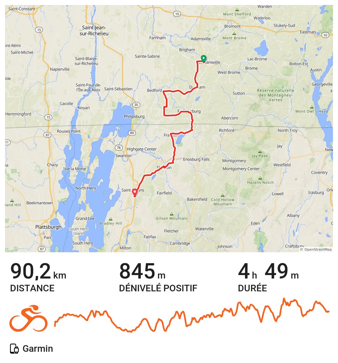 05/08/15 A bike ride in Cowansville, Québec