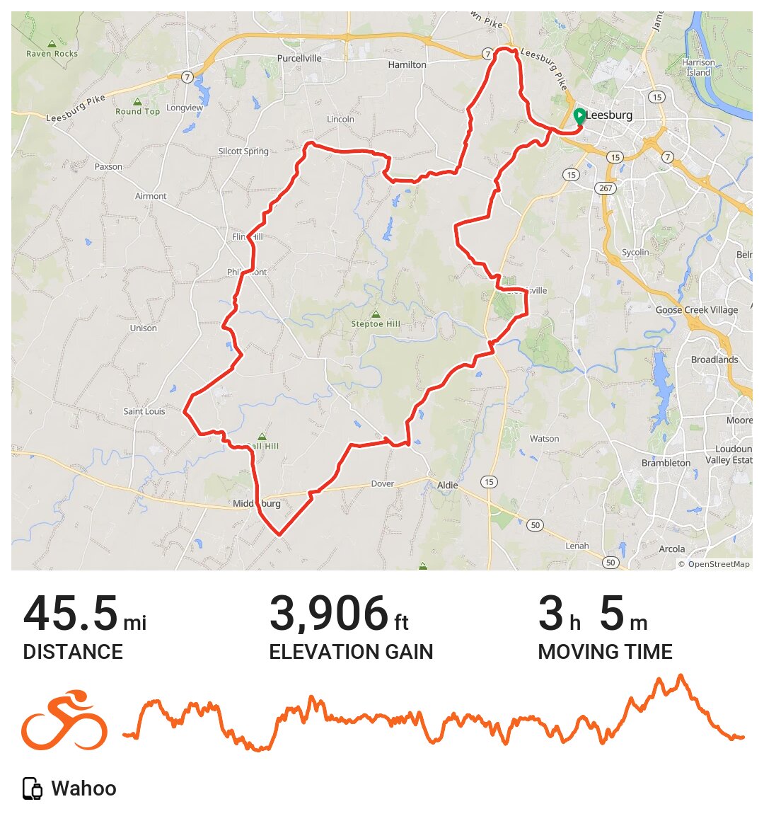 12/13/20 A bike ride in Leesburg, VA