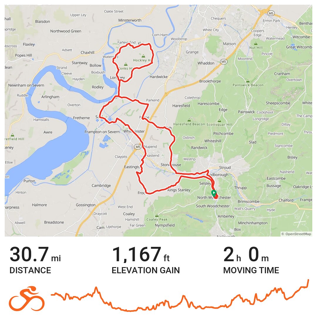 01/03/21 A bike ride in Stroud, England