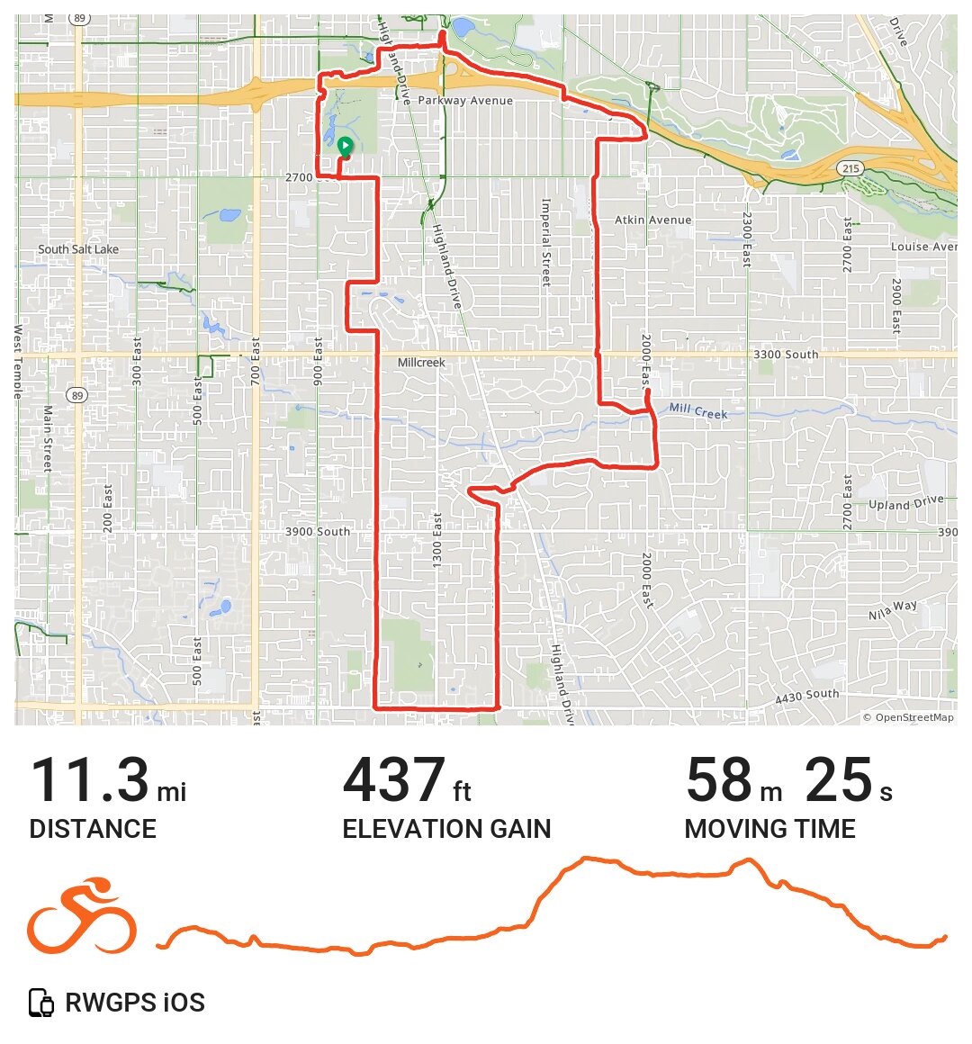 03/17/21 A bike ride in Salt Lake City, UT