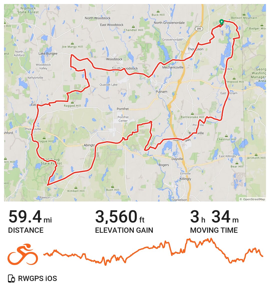 Epic gravel A bike ride in Windham County, CT