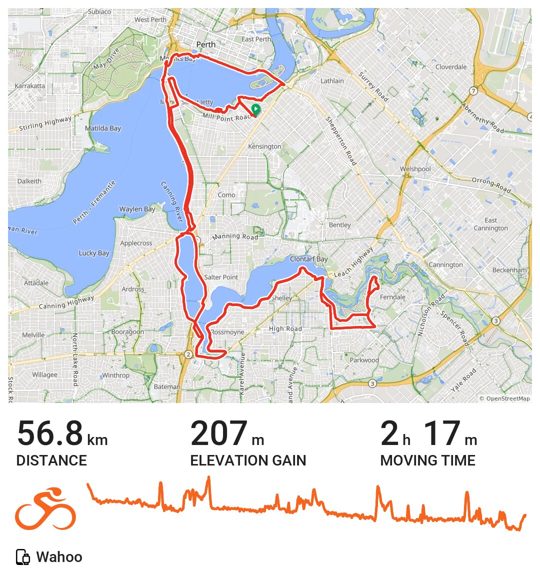 08/04/21 A bike ride in Perth, Western Australia