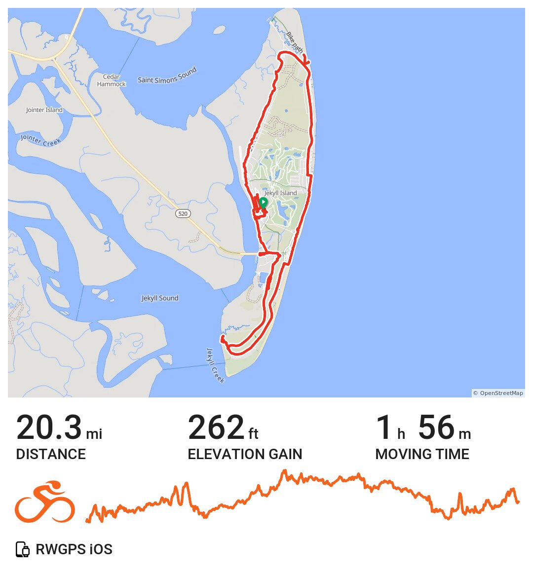 Jekyll Island Bike Trail Map Jekyll Island, GA by Pedego A bike ride in Glynn County, GA