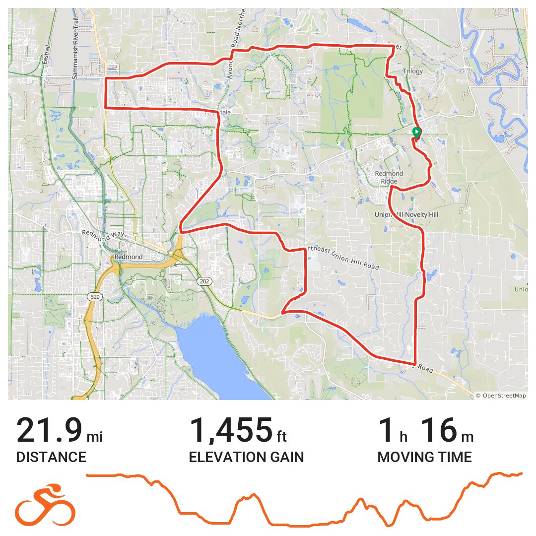 03/25/12 A bike ride in Union HillNovelty Hill, Washington
