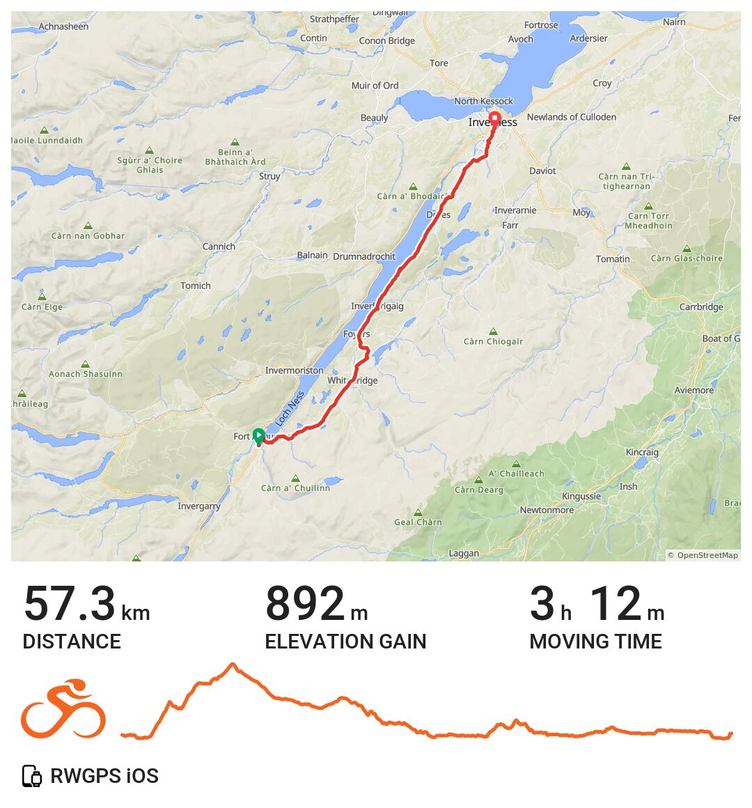 Fort Augustus to Inverness · Ride with GPS