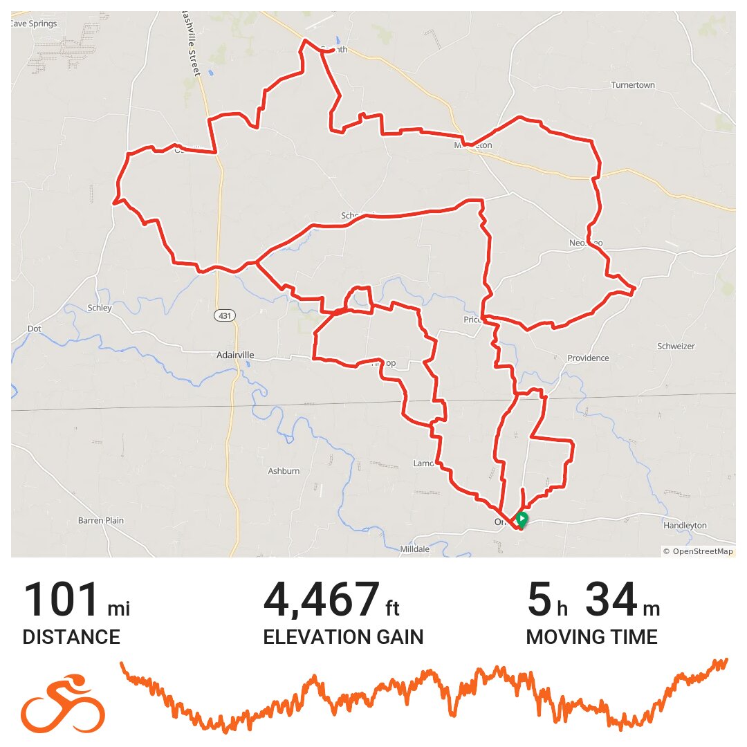 05/15/21 A bike ride in Orlinda, TN
