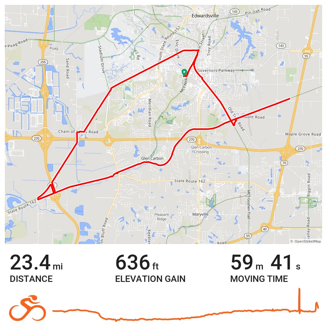 07/11/10 A bike ride in Edwardsville, IL