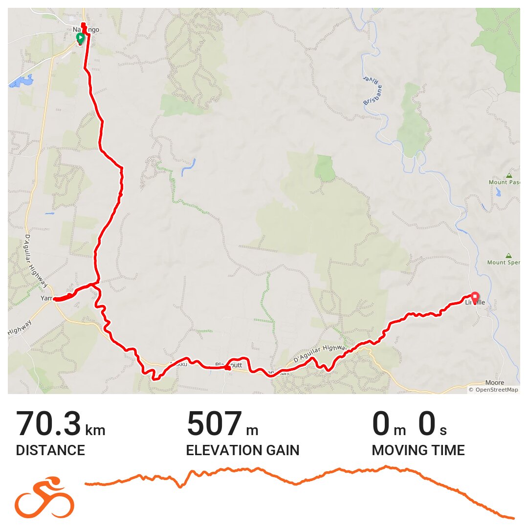 Nanango to Linville · Ride with GPS