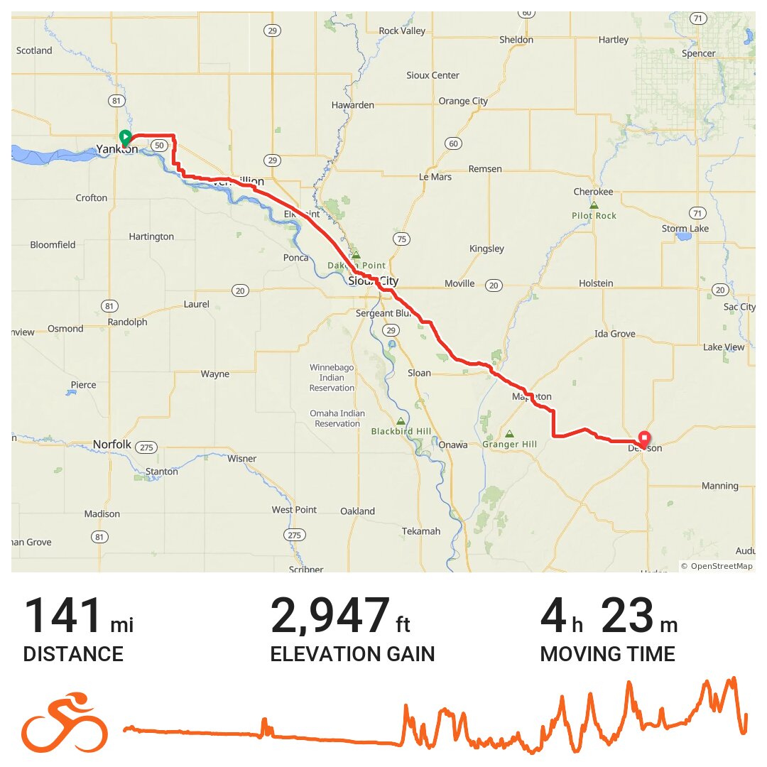 06/09/12 A bike ride in Yankton, South Dakota