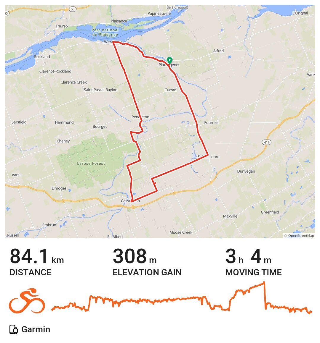 06/27/21 A bike ride in Alfred and Ontario