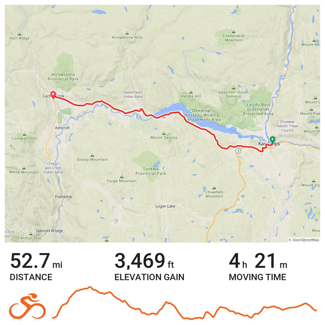 Kamloops to Cache Creek · Ride with GPS