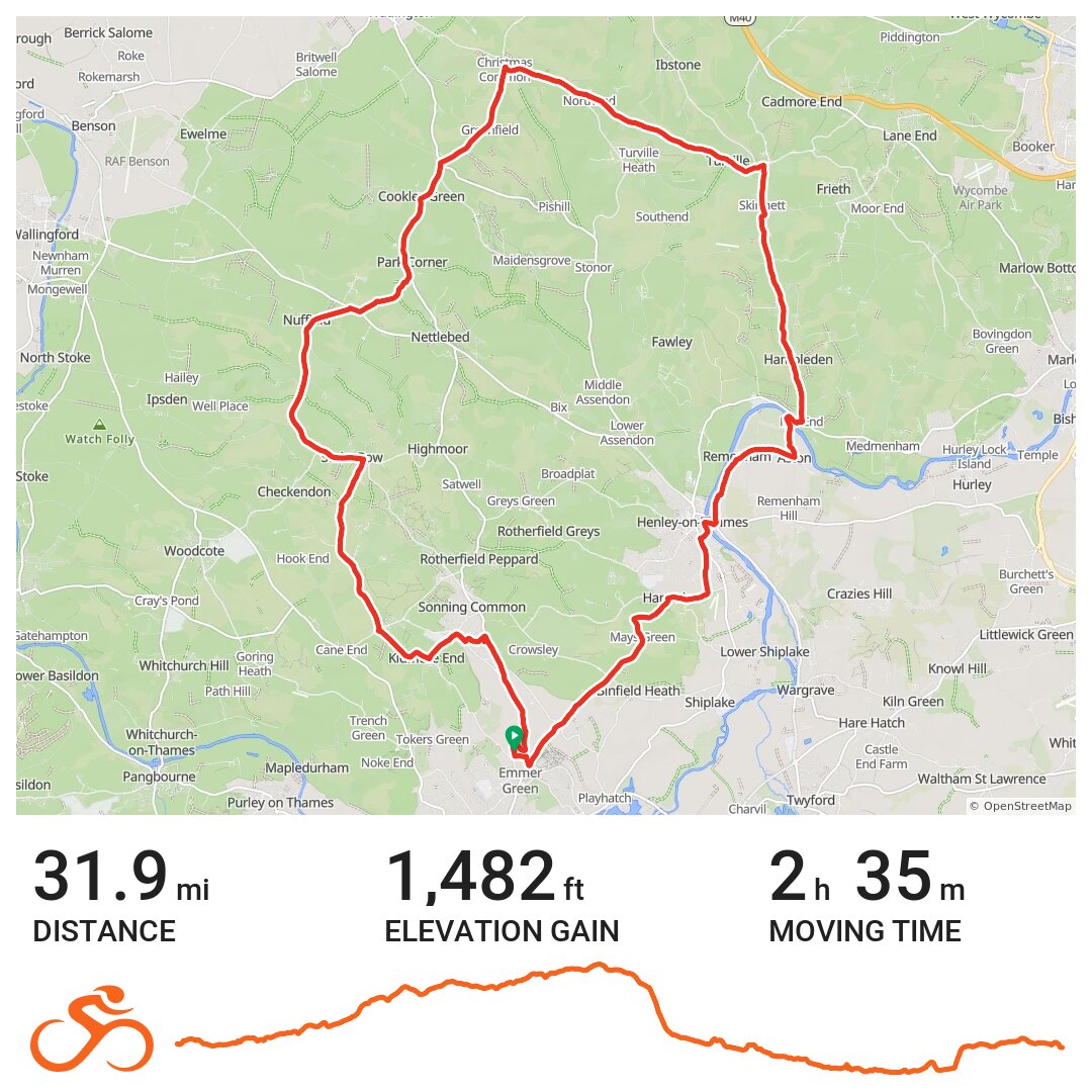 Emmer Green Reading Map 02/12/15 A bike ride in Emmer Green, Reading