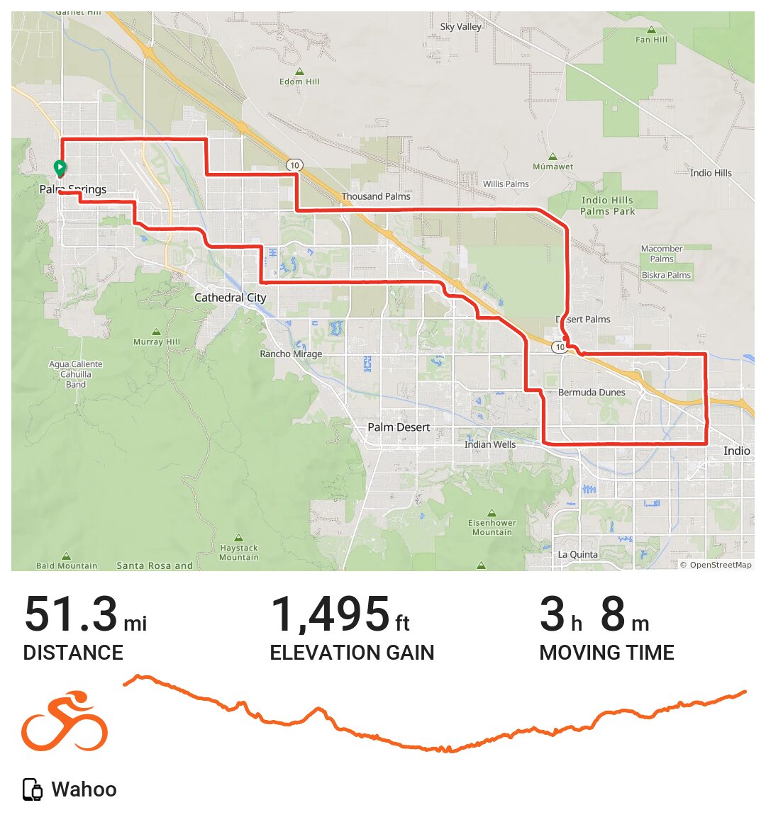 Tour de Palm Springs · Ride with GPS