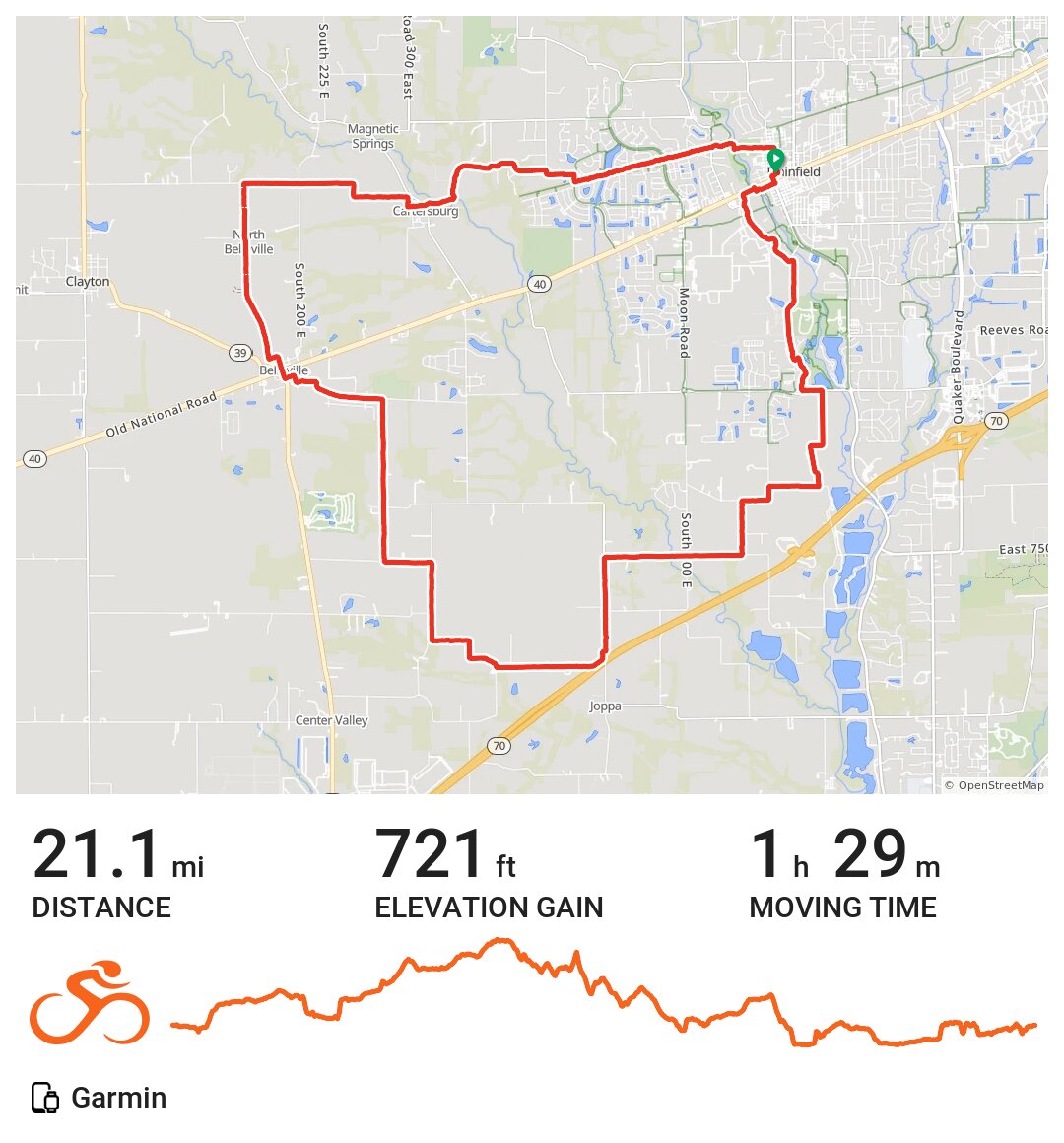 Gear Up A bike ride in Plainfield, IN