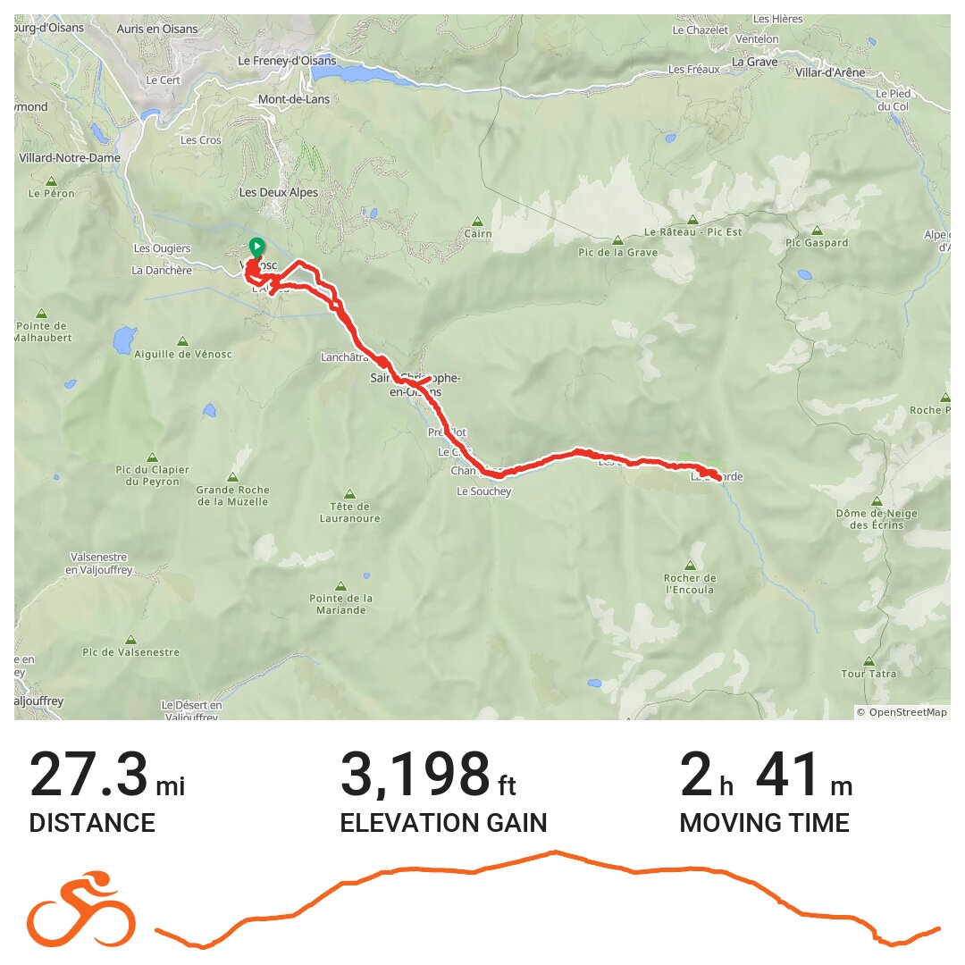 Paysages À Couper Le Souffle La Berarde A bike ride in Vénosc, RhôneAlpes