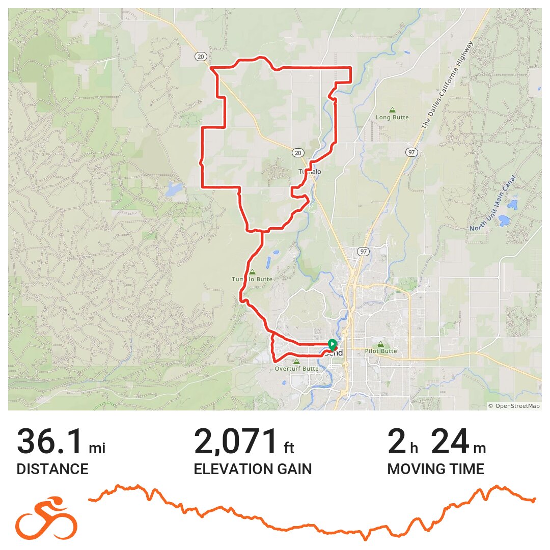 Twin Bridges, Bend, OR · Ride with GPS