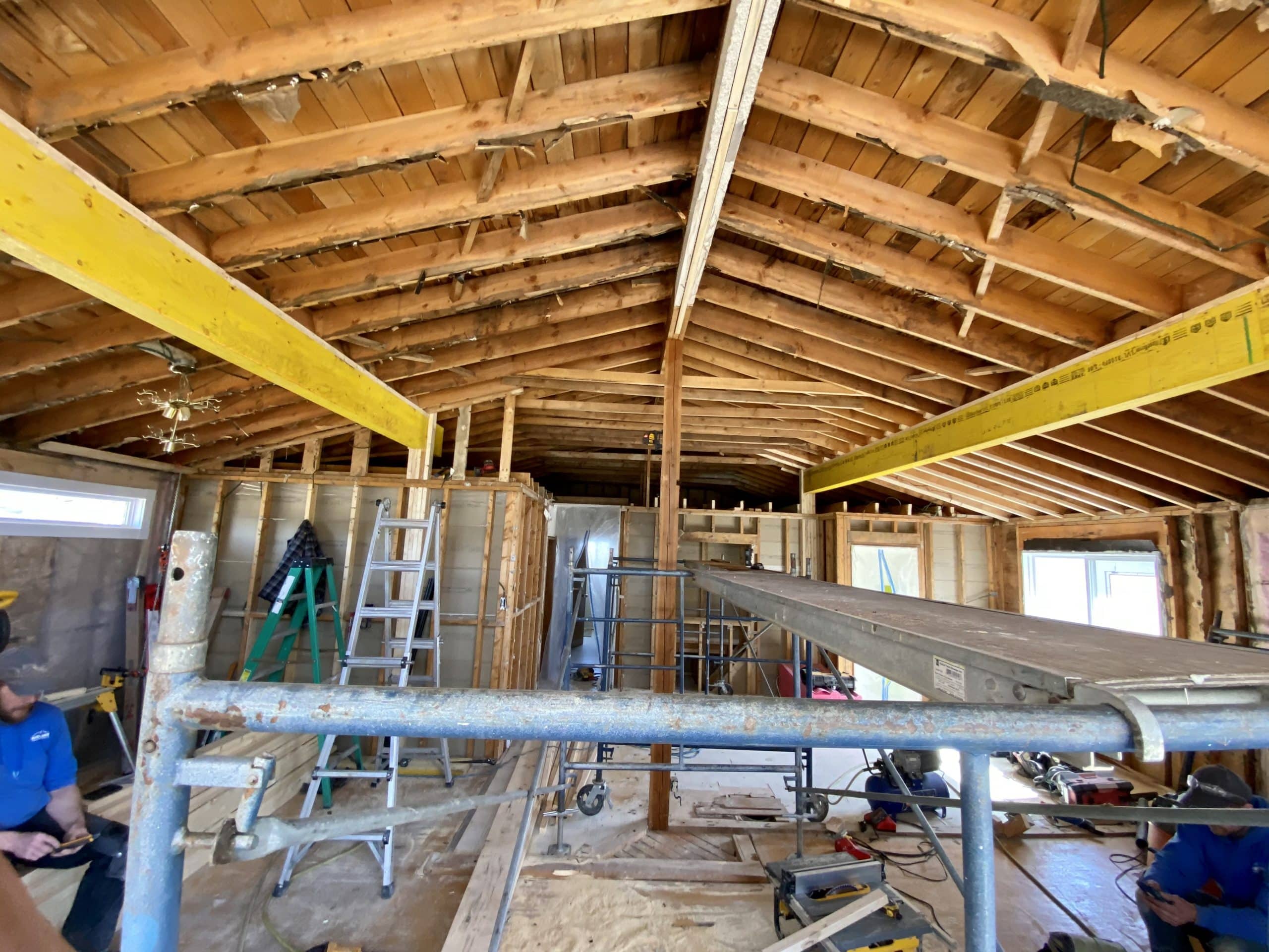 Wall Removal in Older Homes Ridgeline Improvements