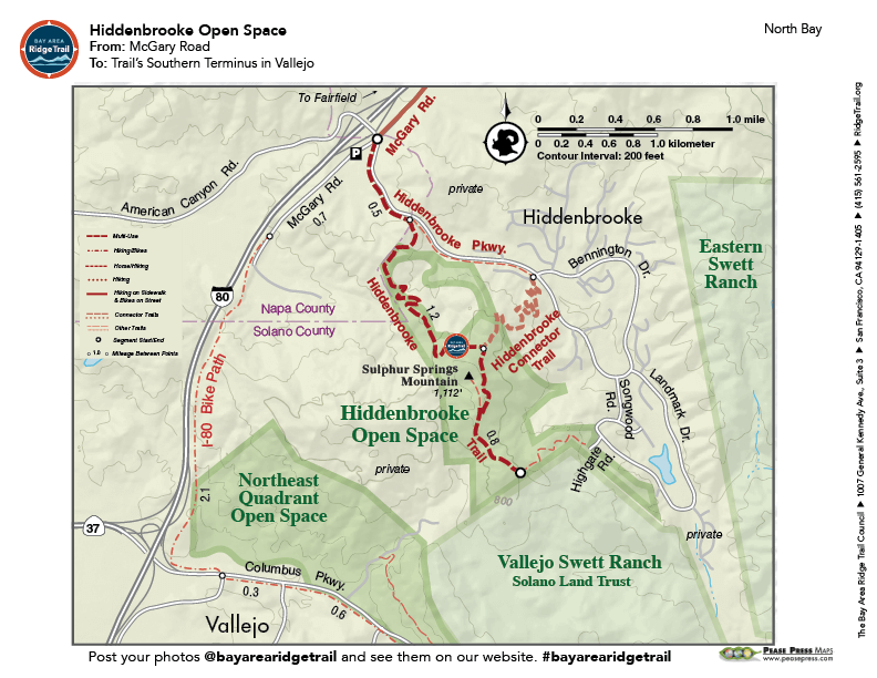 Hiddenbrooke Open Space Bay Area Ridge Trail