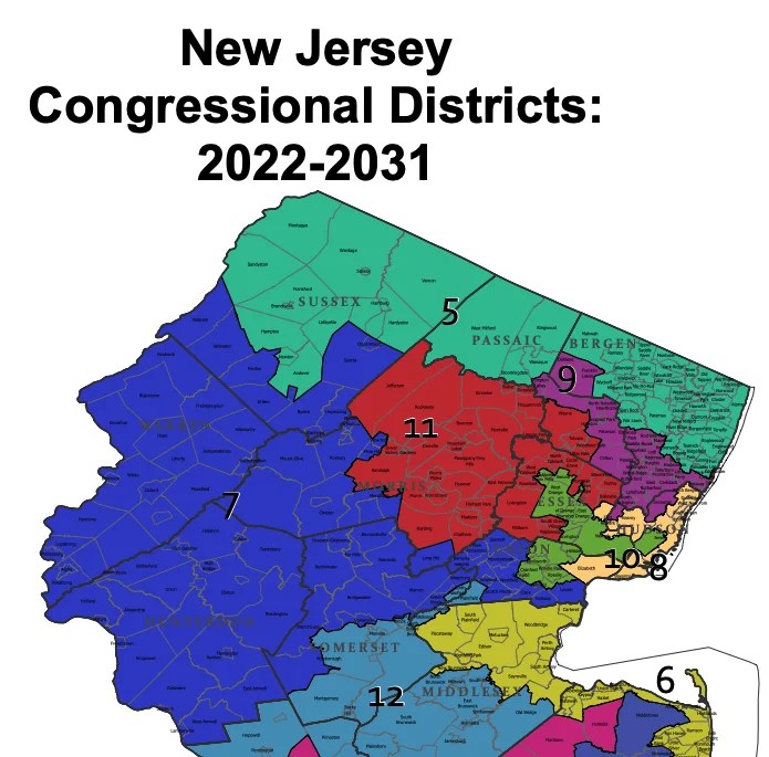 Congressional Redistricting Warren County is now District 7 Ridge