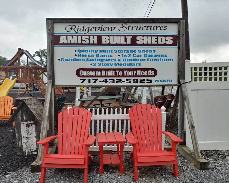 Ridgeview Structures Locations Shop Storage Sheds in Dillsburg PA