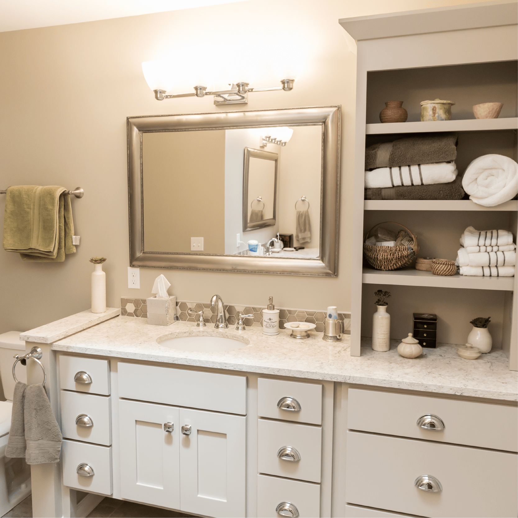 Warm Bespoke Bathroom Retreat Ridgewood Interiors