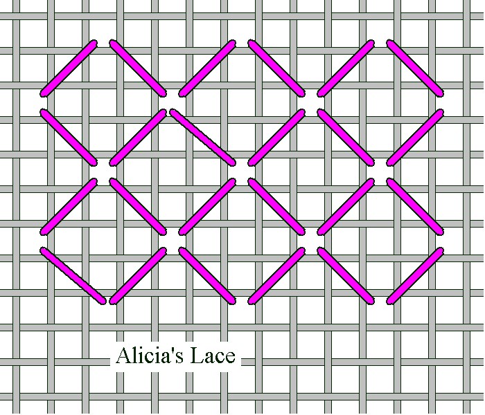 New Stitch Monday Alicia Lace Ridgewood Needlepoint