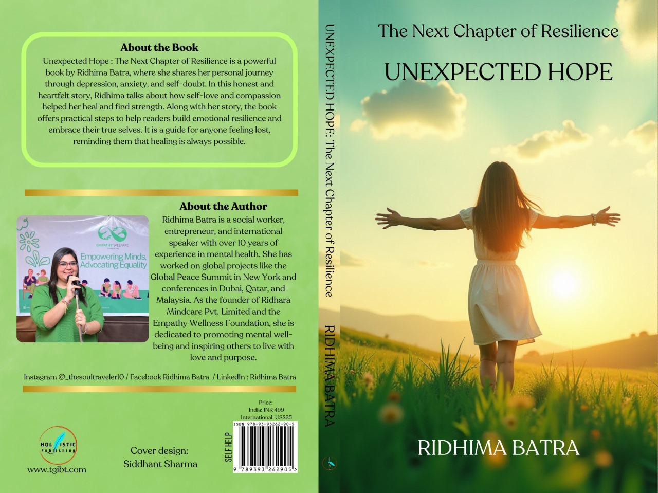 Unexpected Hope The Next Chapter of Resilience RIDHIMA BATRA