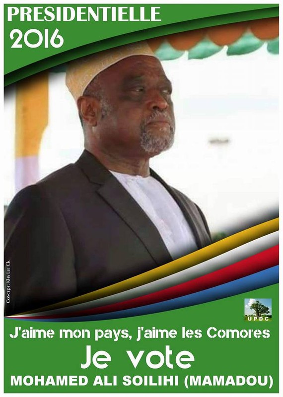 LE 10 AVRIL 2016 JE VOTE MOHAMED ALI SOILIHI