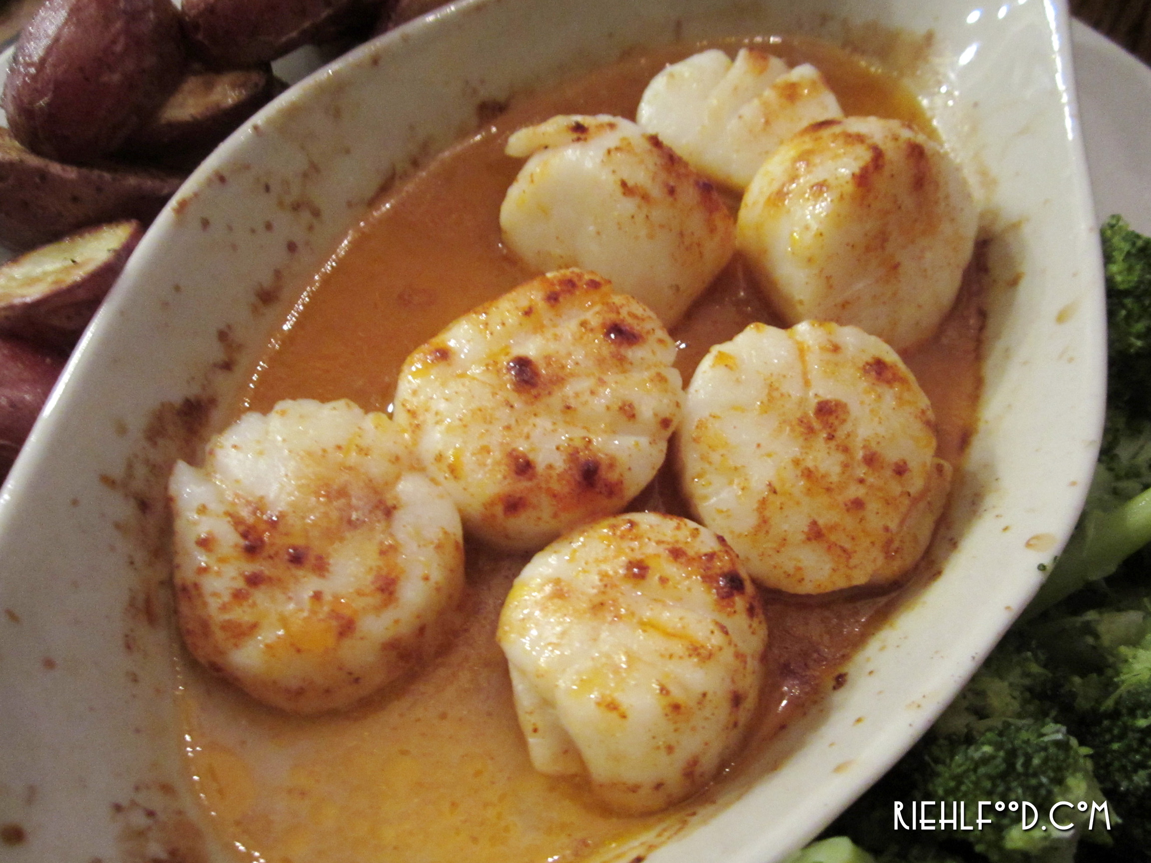 Broiled Scallops Riehl Food