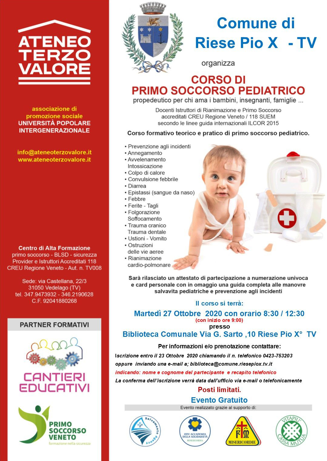 Riese Terra Di Pio X :: Corso Di Primo Soccorso Pediatrico 1518_x_1076_jpg