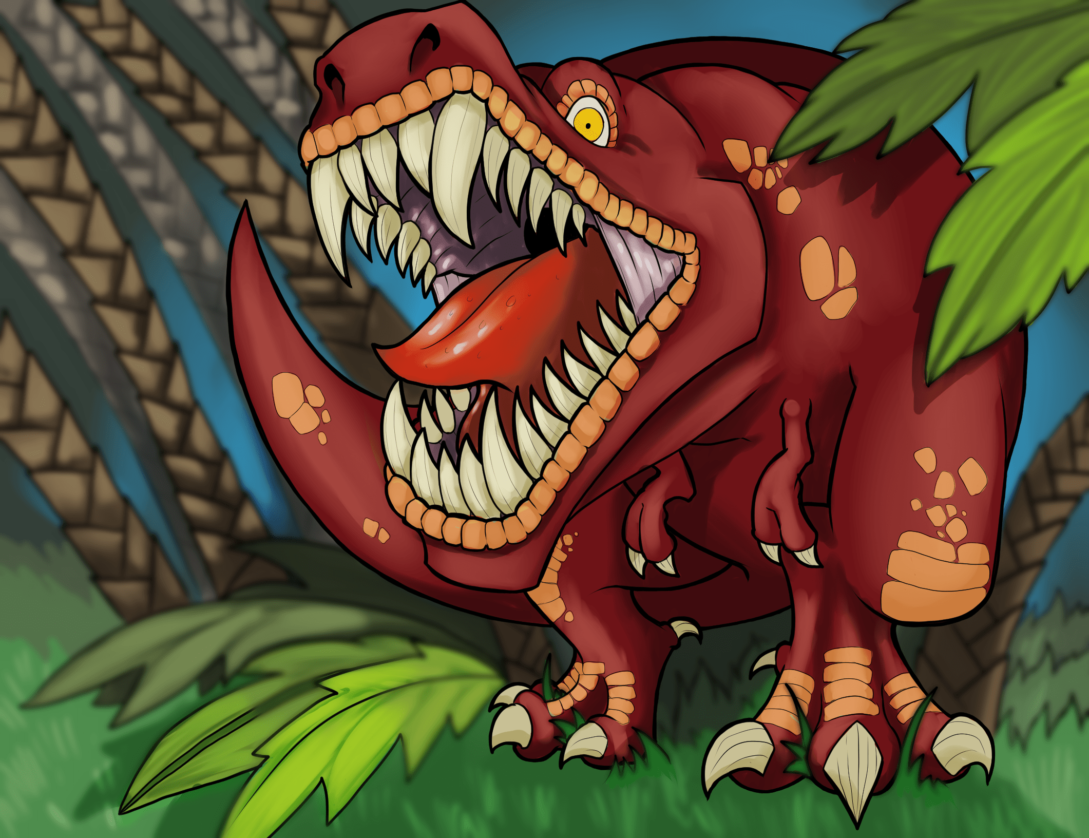 T rex red Riftway Games
