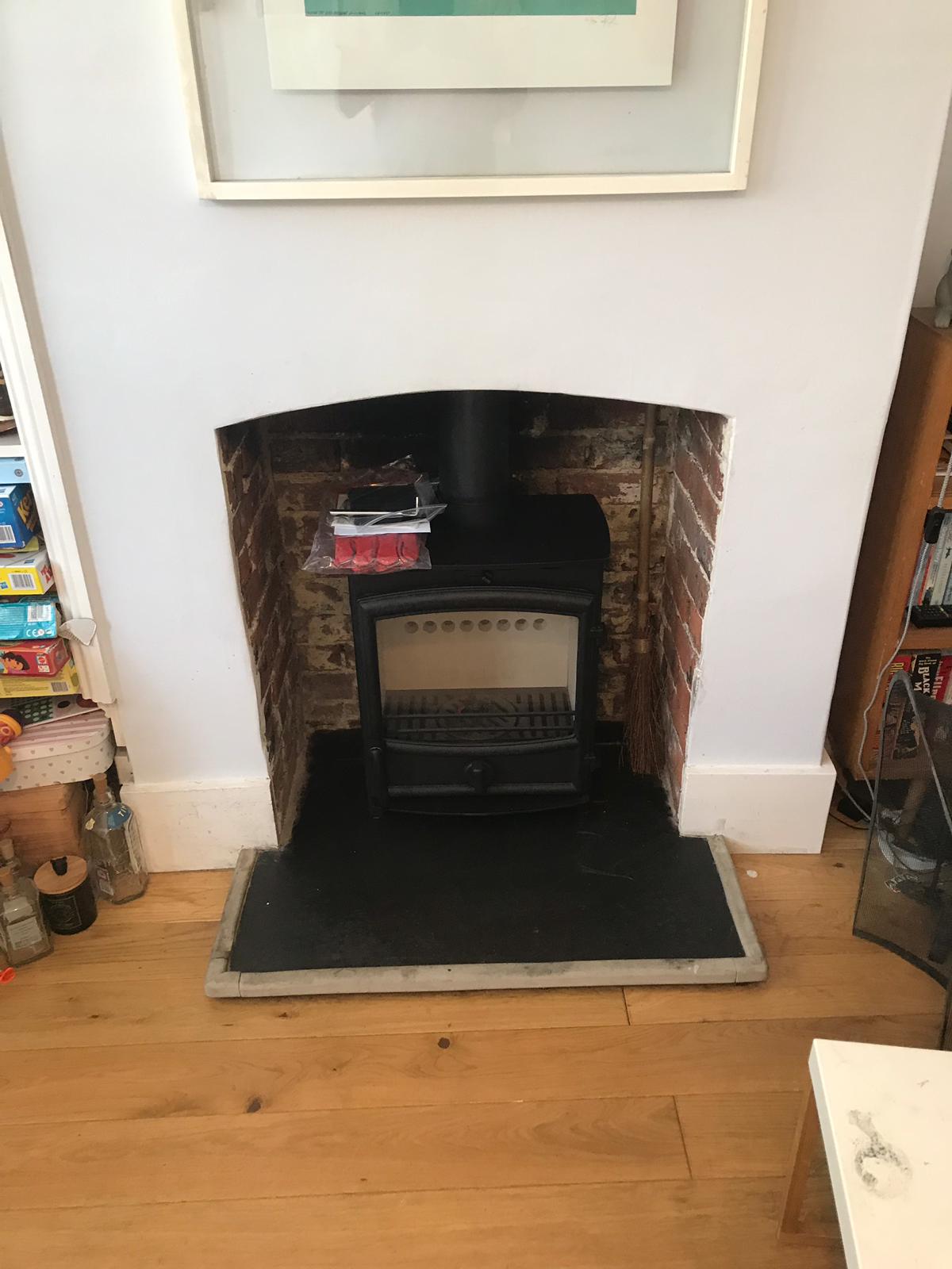 Fireline FX5W Wood Burning Stove Installation, Chesham, Buckinghamshire