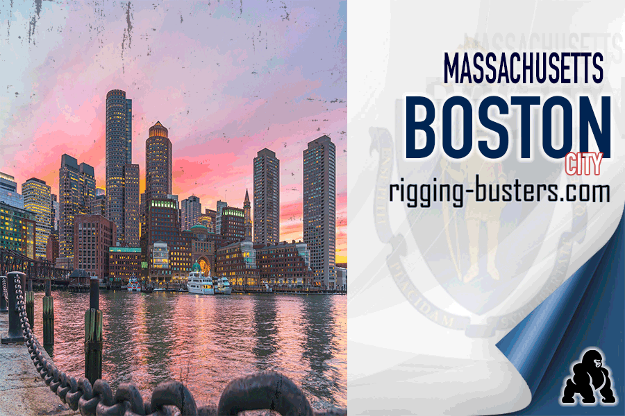 Service Area based in Boston, MA RiggingBusters⚡