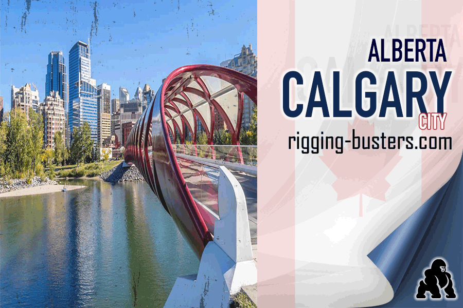 Service Area based in Calgary, AB RiggingBusters⚡