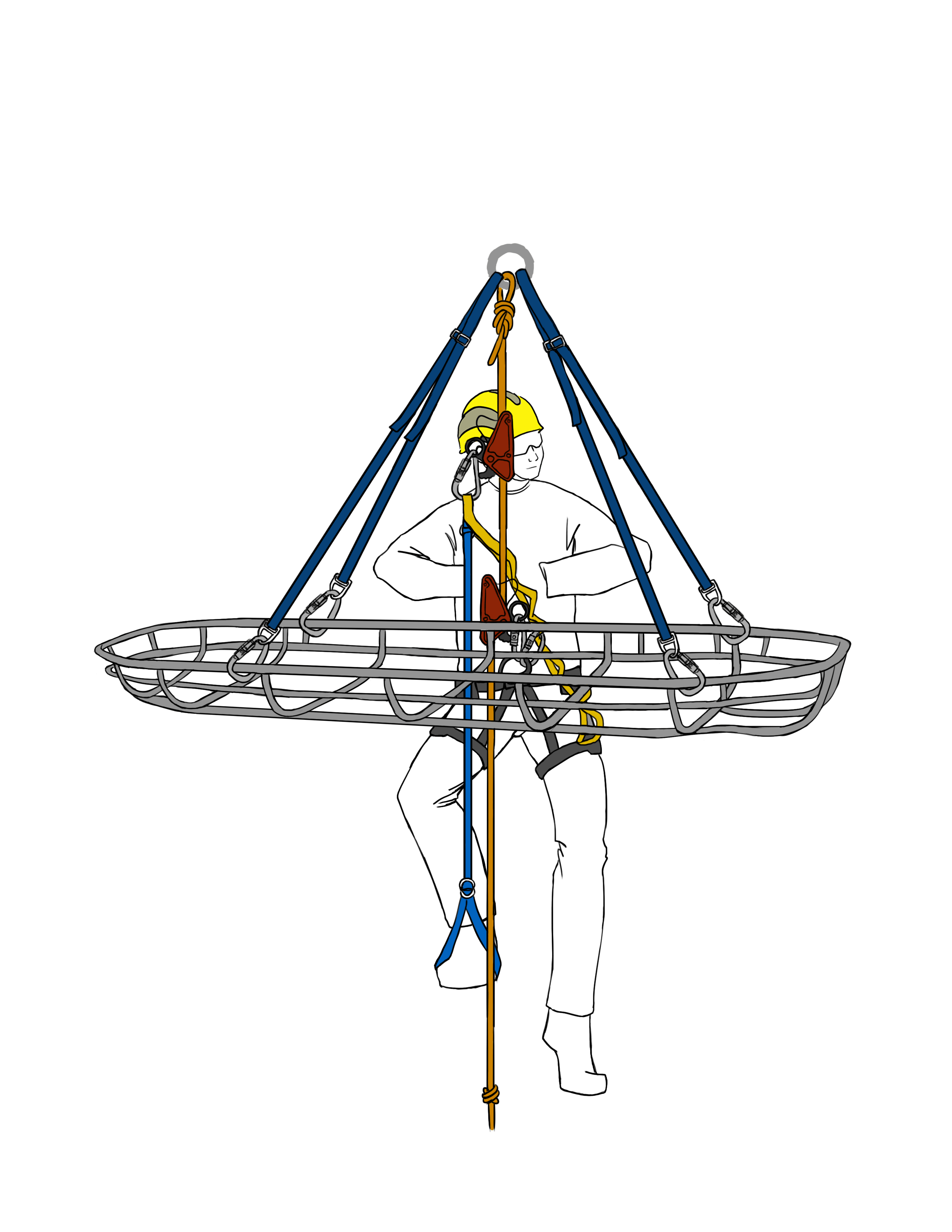 Stokes Basket Rigging