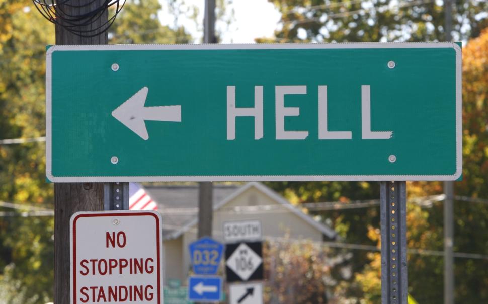 Hell, Michigan, hasn’t frozen over, despite the frigid winter