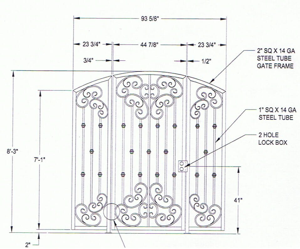 Custom Entry Gates Our Specialty Right Fence Co