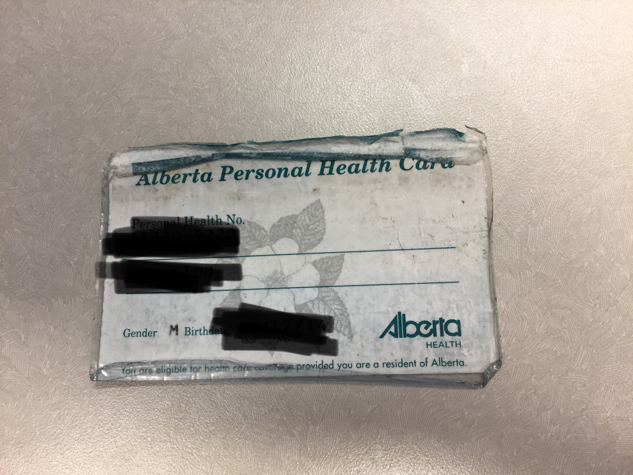 The Alberta Personal Health Card is a blight on everything that makes Alberta great Right for