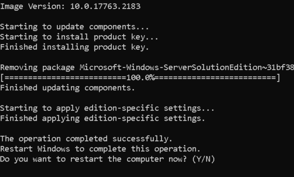 How to Upgrade Windows Server Essentials to Windows Server Standard