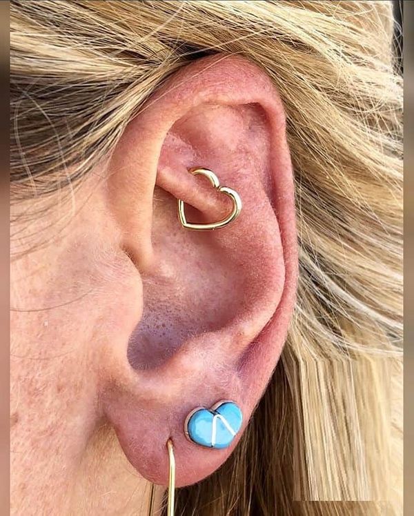 Rook Piercing 50 Ideas Jewelry Pros & Cons Right Piercing