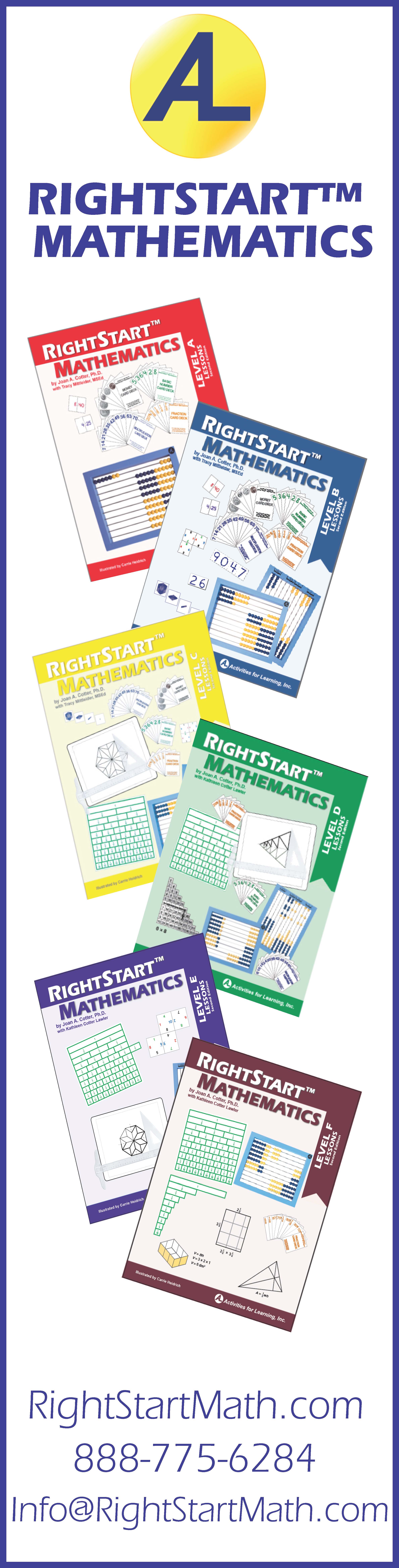 RightStart Mathematics Home Education Product Review