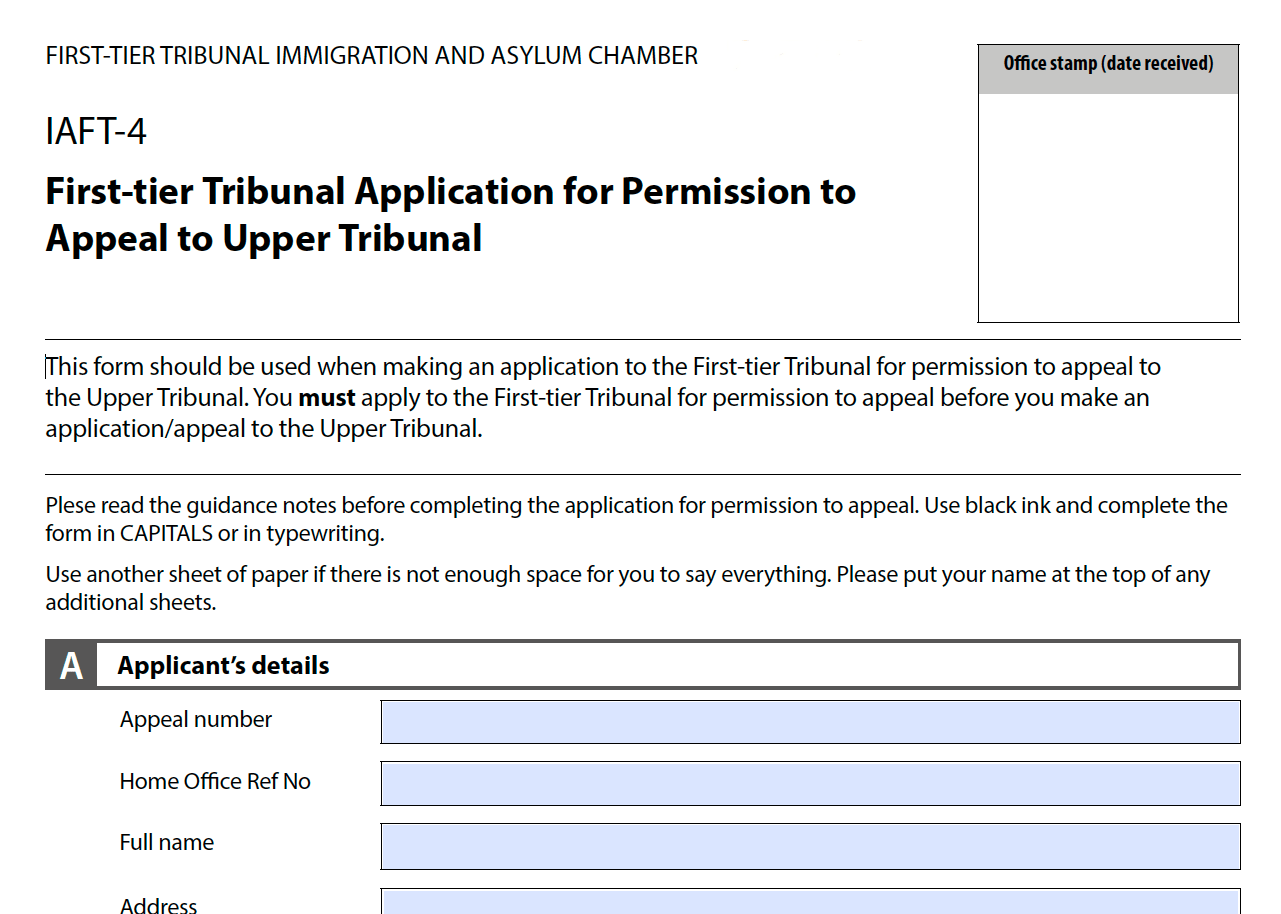 Upper Tribunal Right to Remain