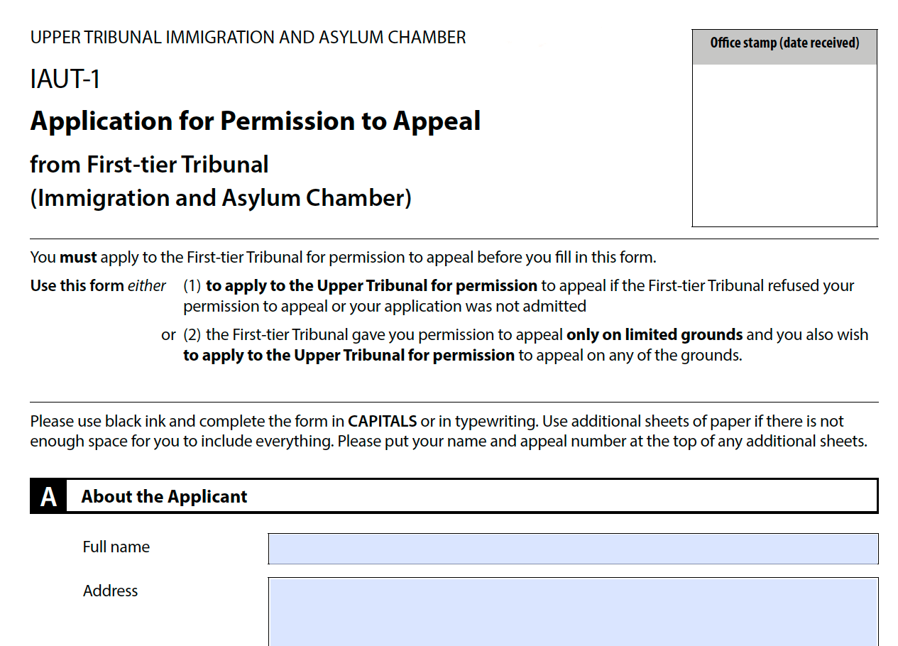 Upper Tribunal Right to Remain